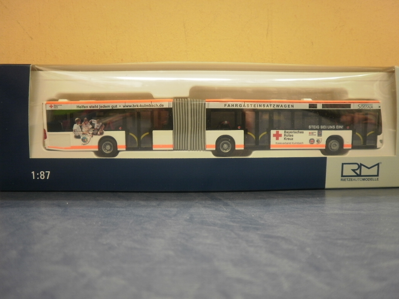 DS Automodelle Modellbauvertrieb Rietze Gelenkbus MB Citaro G E4 BRK