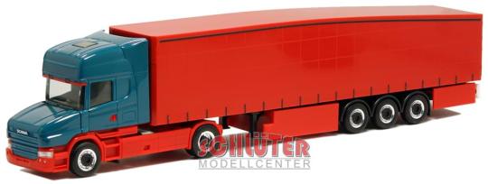 Herpa LKW Scania Hauber Topl/Aerop Ga-KSTZ Ecoflex Vögel bla 