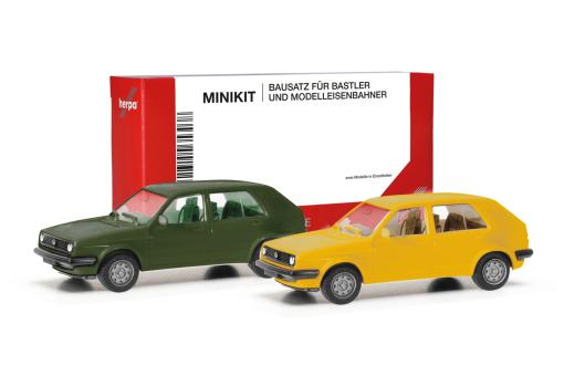 Herpa Minikit VW Golf II 4-türig, ginstergelb 012195 