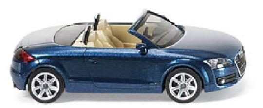 Wiking PKW Audi TT Roadster mauritiusblau 