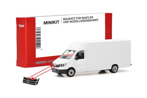 Herpa Minikit MAN TGE/VW Crafter Paketverteilfahrzeug 