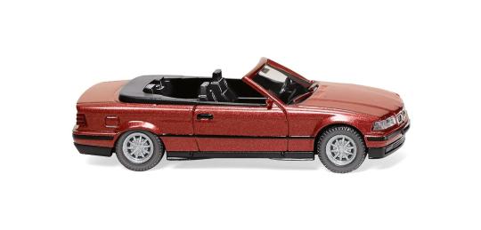 Wiking PKW BMW 325i Cabrio - weinrot-met. 