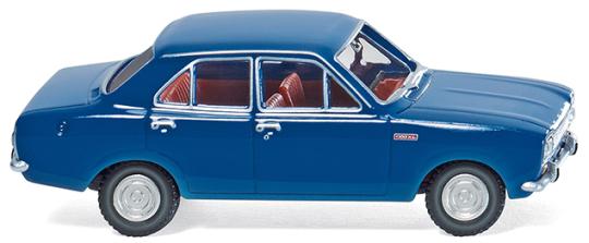 Wiking PKW Ford Escort dunkelblau 020304 