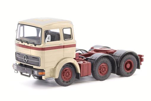 Modellbau Schwarz LKW MB LPS 2032 SZM beige 