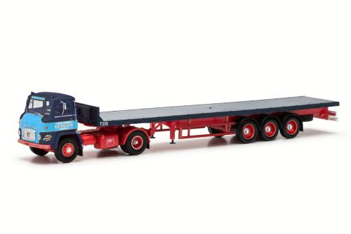 Modellbau Schwarz LKW Scania Vabis LB 76 Pritschen-SZ Malcom 026499 