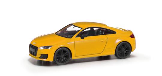 Herpa PKW Audi TT Coupé vegasgelb/schwarz 