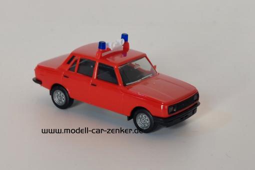 Herpa PKW Wartburg 353 Modell 84 Feuerwehr Dresden ELW rot 