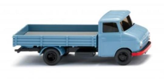 Wiking LKW Opel Blitz Pritschen-LKW pastellblau 