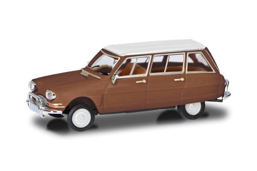 Herpa PKW Citroen Ami 6 Break braun/weiß 