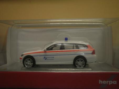 Herpa PKW BMW 3er Touring ™ Werksfeuerwehr Salzgitter 