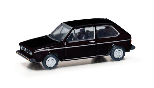 Herpa 1:120 PKW VW Golf I schwarz 066617 