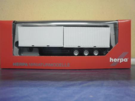 Herpa SZ 40 ft. Containerauflieger Cont-SZ +2x 20ft Cont 