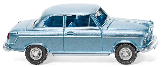 Wiking PKW Borgward Isabella Limousine eisblau metallic 