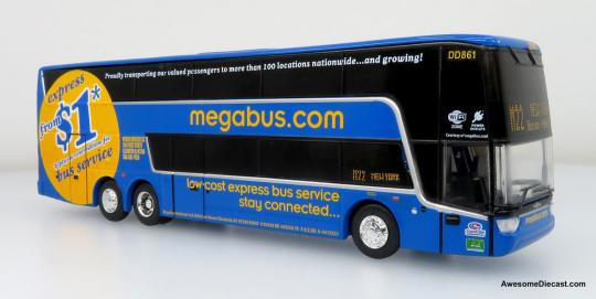 Iconic Replica Van Hool TDX Double Decker Coach: Megabus 