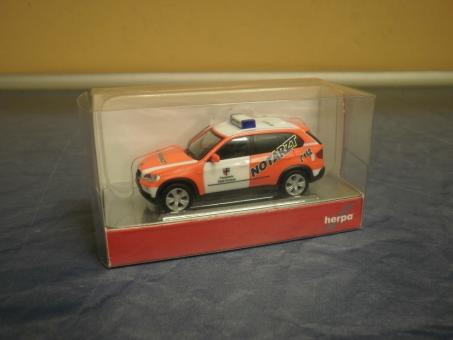 Herpa PKW BMW X5 (E70) Notarzt FW Kempen 