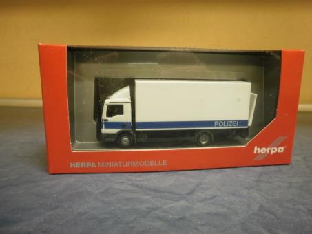 Herpa MAN TG-L Koffer-LKW mLadeb.Polizei Brandenburg 