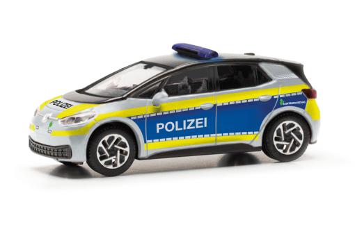 Herpa PKW VW ID3 Polizei Hamburg 