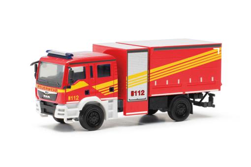 Herpa MAN TG-M CC Gerätefahrzeug Feuerwehr Logistik 097901 