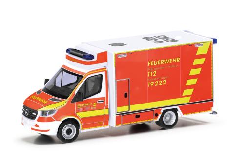 Herpa MB Sprinter '18 RTW Feuerwehr Wuppertal 