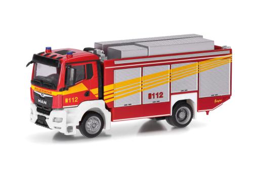 Herpa MAN TG-S NN Rüstwagen RW2 Feuerwehr 