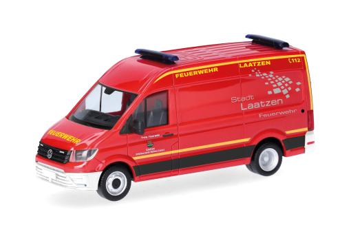 Herpa VW Crafter Kasten Hochdach Feuerwehr Laatzen 098236 