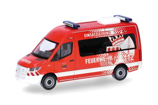 Herpa MB Sprinter \'18 Bus HD Feuerwehr Essen 098243 