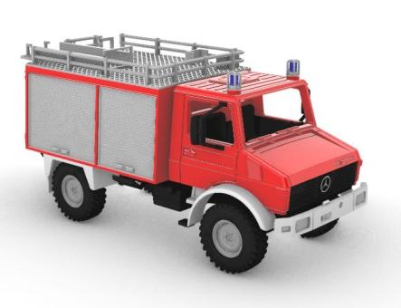 Mickon MB Unimog U1300 TLF 8/18 Schlingmann - BAUSATZ 