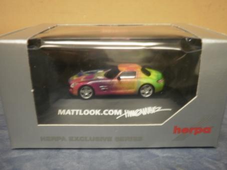 Herpa PKW MB SLS AMG mattlook.com Edition 2 101929 