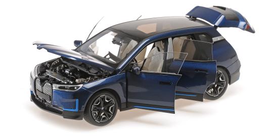 Minichamps BMW iX - 2022 - BLUE METALLIC 