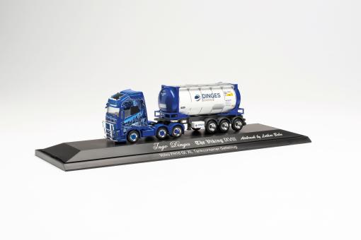 Herpa LKW Volvo FH4 6x2 Glob/Aerop. XL Tank-SZ Ingo Dinges 122184 