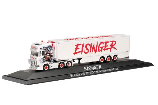 Herpa LKW Scania CS 20 HD Kühl-KSZ Eisinger 122306 