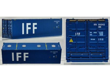 Pirata 2x 30' Container IFF, blue 