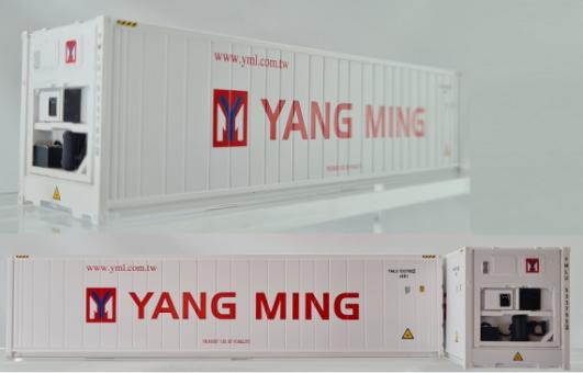 Pirata 2x 40\' Hi-Cube Kühl-Container Yangming 12406 