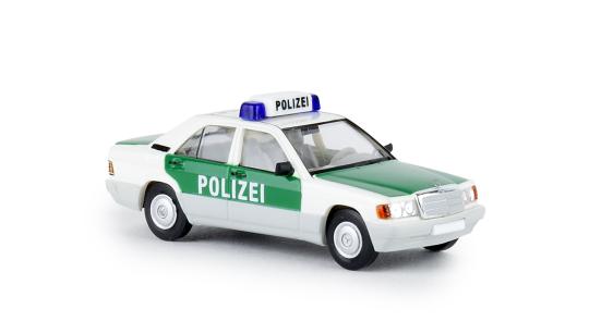 Brekina PKW MB 190 E Polizei Bremen 