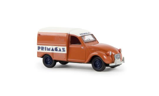 Brekina PKW Citroen 2 CV Kastenente Primagaz 14185 