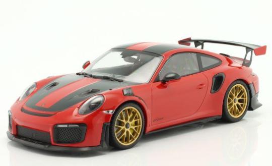 Minichamps 1:18 Porsche 911 (991 II) GT2 RS Weissach Paket - red 