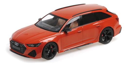 Minichamps 1:18 AUDI RS 6 AVANT - 2019 - ORANGE METALLIC 