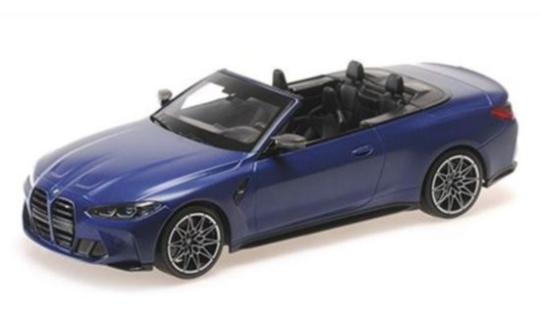 Minichamps 1:18 BMW M4 CABRIOLET - 2020 - MATT BLUE METALLIC 155021030 