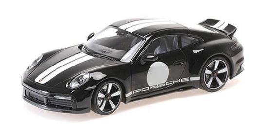 Minichamps 1:18 PORSCHE 911 (992) SPORT CLASSIC – 2022 – BLA 