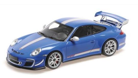 Minichamps 1:18 PORSCHE 911 GT3 RS 4.0 - 2011 - BLUE 