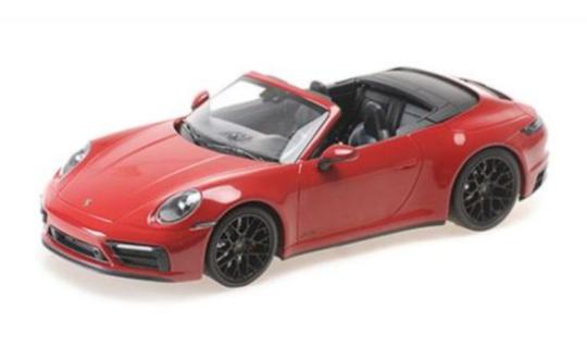 Minichamps 1:18 PORSCHE 911 CARRERA 4 GTS CABRIOLET – 2020 – red 