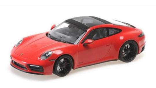 Minichamps 1:18 PORSCHE 992 CARRERA 4 GTS – 2020 – RED 