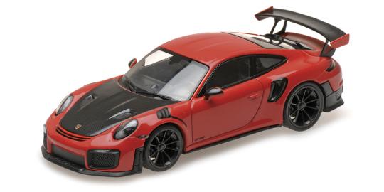 Minichamps 1:18 PORSCHE 911 (991.2) GT2RS - 2018 - RED W/ BL 