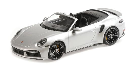 Minichamps 1:18 PORSCHE 911 (992)  TURBO S CABRIOLET - 2020 - SILVER 155069082 