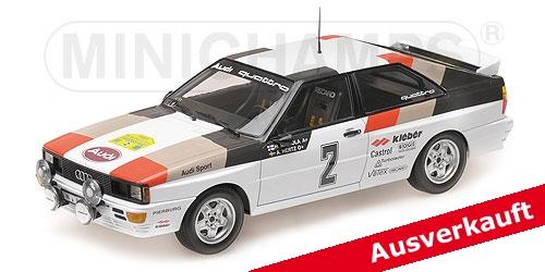 Minichamps 1:18 Audi Quattro Audi Sport - Mikkola/Hertz Schw 