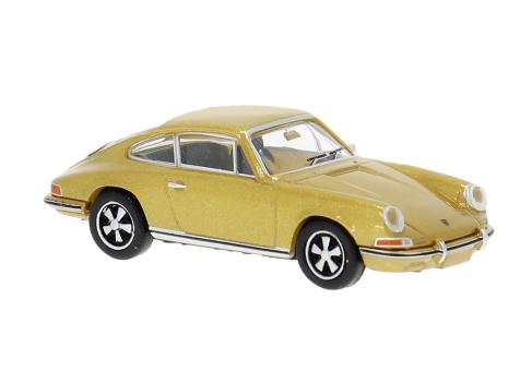 Brekina PKW Porche 911 Coupé, gold 16233 