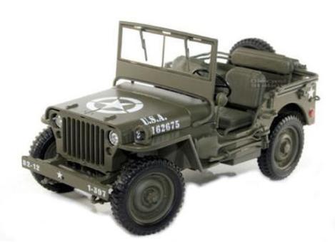 Welly 1:18  Willys Jeep US Army 