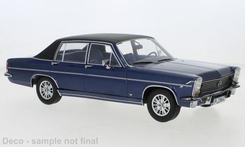 MCG 1:18 Opel Diplomat B - metallic-darkblue/matt-black - 19 