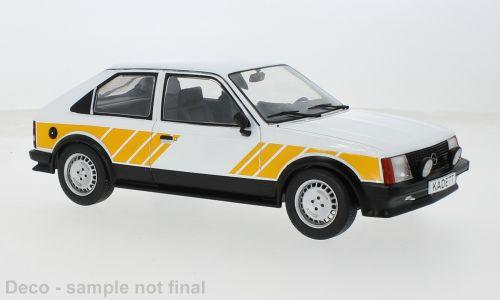 MCG 1:18 Opel Kadett D SR, white/yellow, 1983 