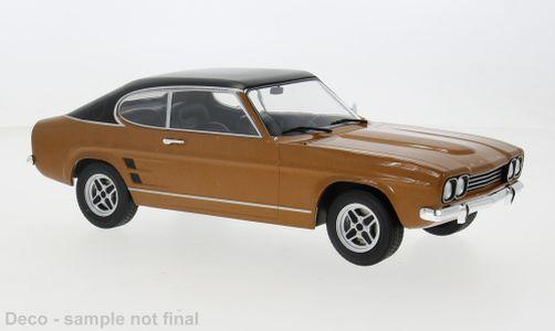 MCG 1:18 Ford Capri MK I GXL, brown/black, 1973 